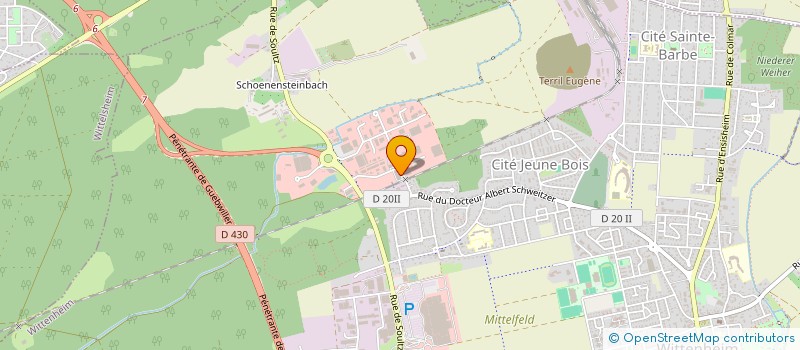 localisation de l'entreprise OPUS LE FORUM DES SOLS à WITTENHEIM