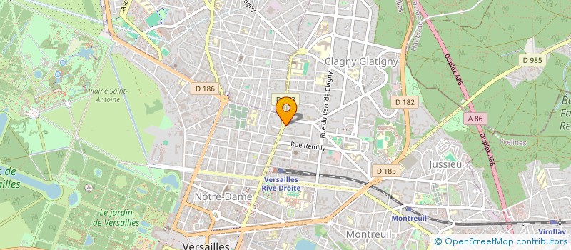 localisation de l'entreprise OPUS ND DE KERDRO à VERSAILLES