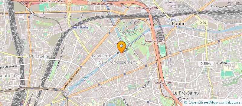 localisation de l'entreprise OPUS OPTIQUE  PARIS