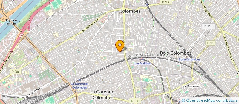 localisation de l'entreprise OPUS PAYSAGE à COLOMBES