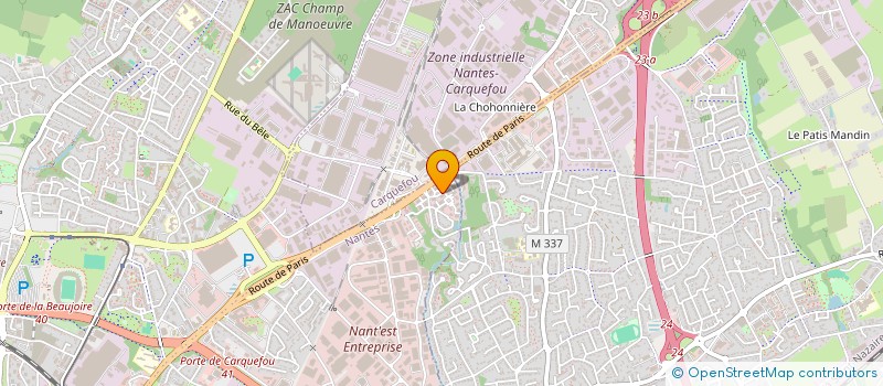localisation de l'entreprise OPUS REIM à NANTES