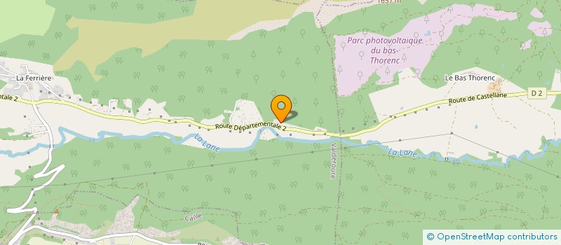 localisation de l'entreprise OPUS TECHNIQUE DU BATIMENT  VALDEROURE