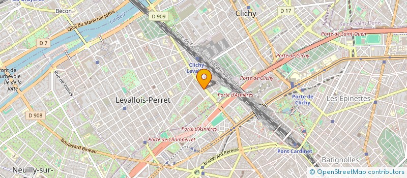localisation de l'entreprise OPUS TEMPUS 92 à LEVALLOIS-PERRET