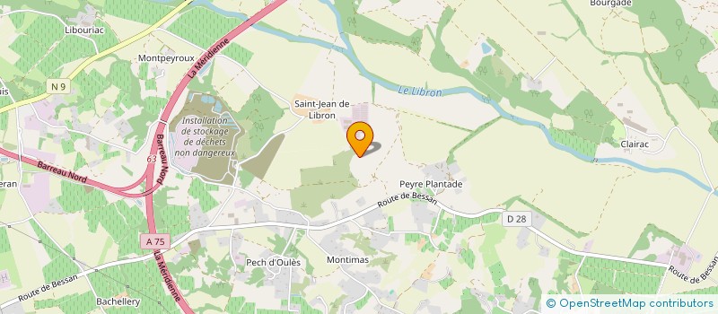localisation de l'entreprise OPUS VINEA  BEZIERS