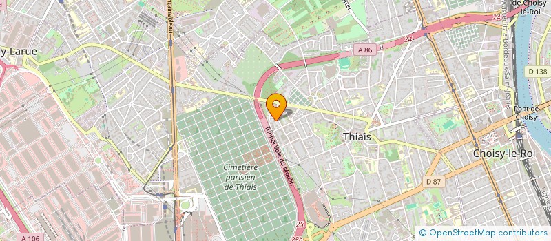 localisation de l'entreprise OPUS VITA  THIAIS