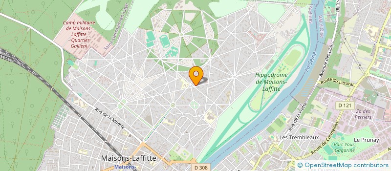 localisation de l'entreprise OPUS YVELINES  MAISONS-LAFFITTE