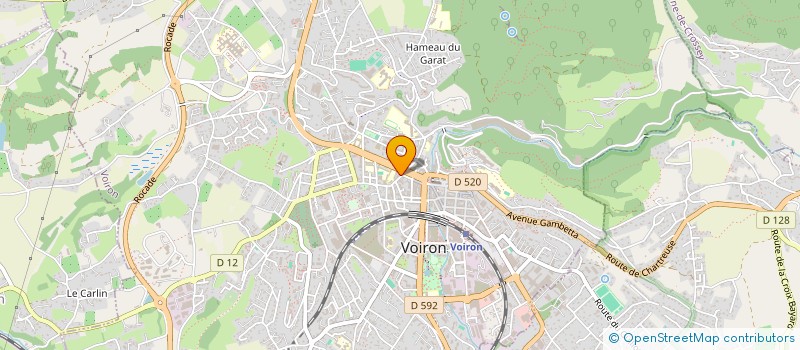 localisation de l'entreprise OPUSGESTION  VOIRON