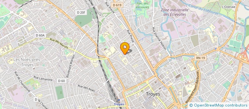 localisation de l'entreprise OPUSIA à TROYES