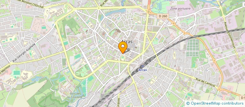 localisation de l'entreprise OPVI ARRAS à ARRAS