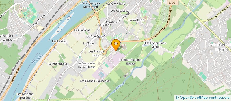 localisation de l'entreprise OPY 41  BLOIS