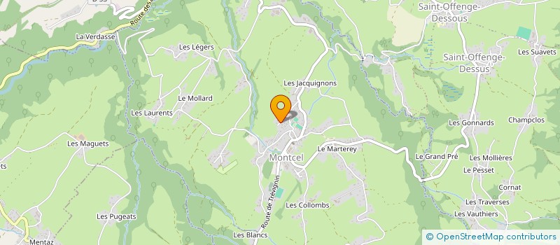 localisation de l'entreprise OPYMA-C  MONTCEL