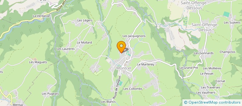 localisation de l'entreprise OPYMA-F  MONTCEL