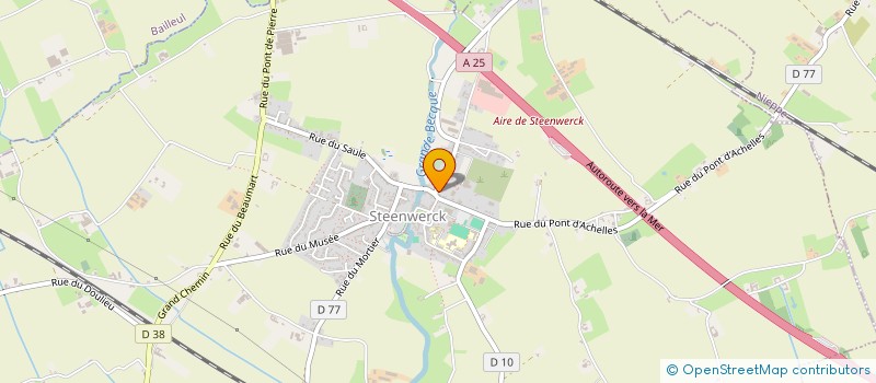 localisation de l'entreprise OPZ  STEENWERCK