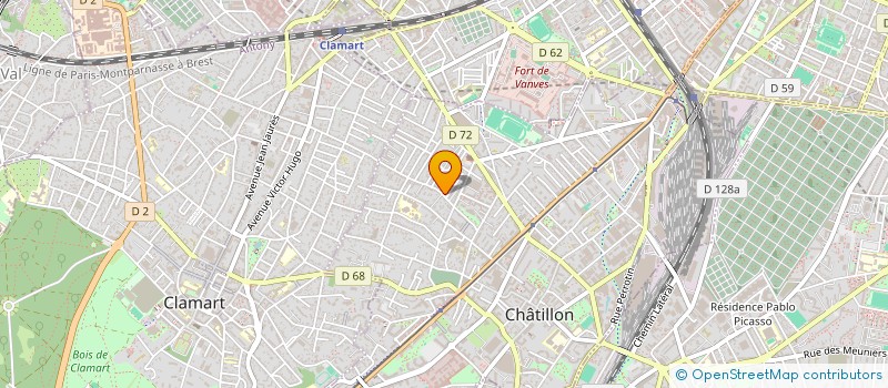 localisation de l'entreprise OQG à CHATILLON