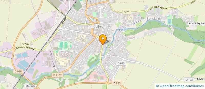 localisation de l'entreprise OQG  PITHIVIERS