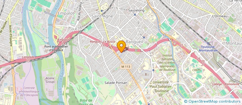 localisation de l'entreprise OQP à TOULOUSE