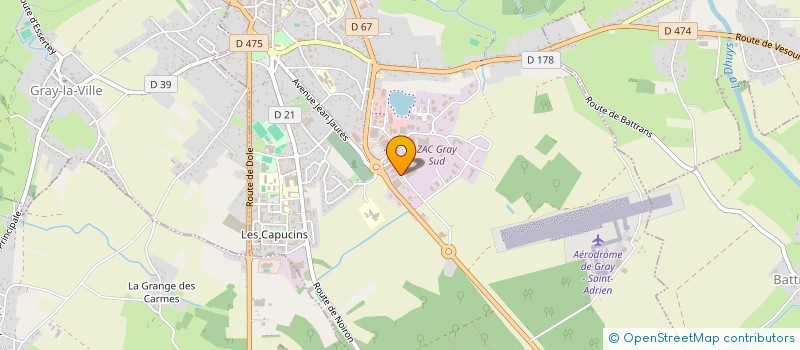 localisation de l'entreprise OR à GRAY