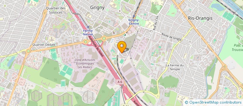 localisation de l'entreprise OR BAT à GRIGNY