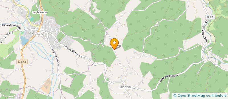 localisation de l'entreprise OR.CA  GINDOU