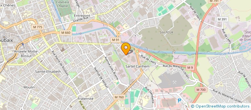 localisation de l'entreprise OR CARRELAGE  ROUBAIX