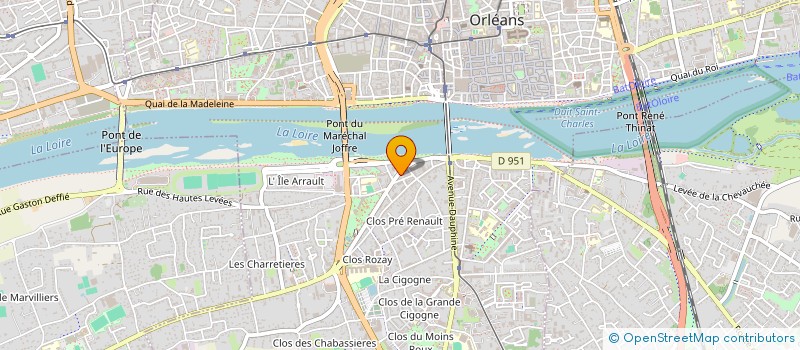 localisation de l'entreprise OR COMMUNICATION SARL  ORLEANS