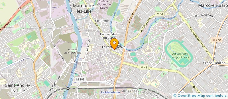 localisation de l'entreprise OR CONSULTING à MARCQ-EN-BARŒUL