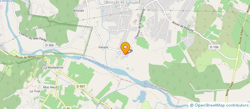 localisation de l'entreprise OR DU COMMUN  BOISSET-ET-GAUJAC