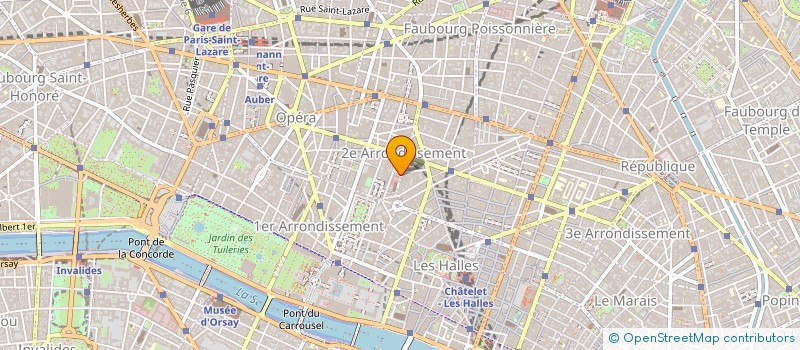 localisation de l'entreprise OR DU MONDE  PARIS