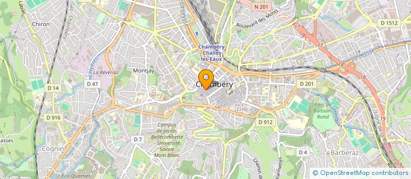 localisation de l'entreprise OR DU SIECLE à CHAMBERY