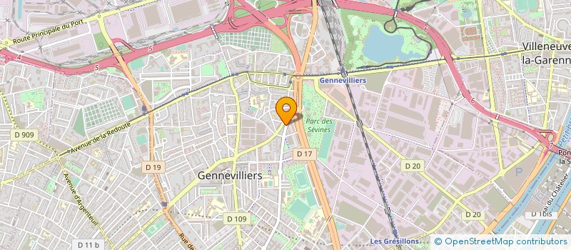 localisation de l'entreprise OR-EBENE à GENNEVILLIERS