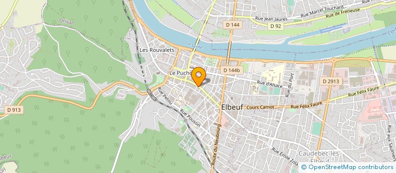 localisation de l'entreprise OR'ELLES  ELBEUF