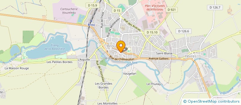 localisation de l'entreprise OR ET ART à BROU