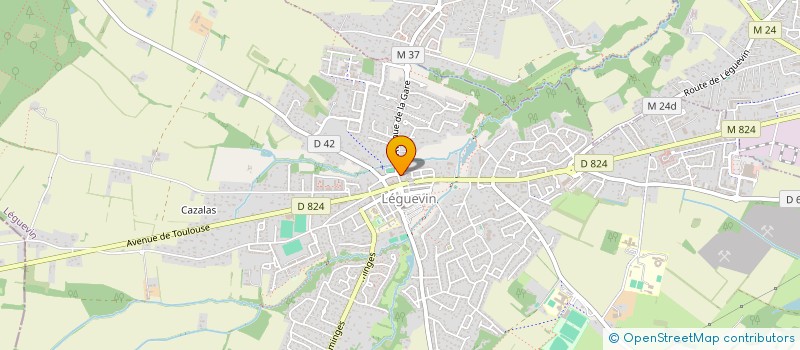 localisation de l'entreprise OR ET LYS  LEGUEVIN