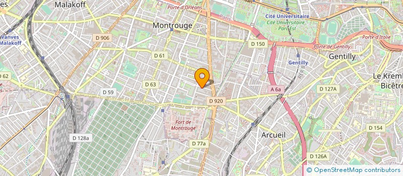 localisation de l'entreprise OR-EXT à MONTROUGE