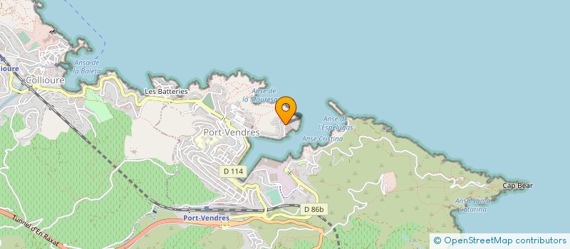 localisation de l'entreprise OR-FRANCE  PORT-VENDRES