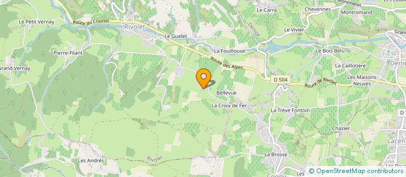 localisation de l'entreprise OR IMMO  RIVOLET