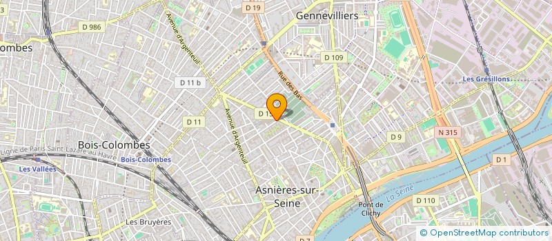 localisation de l'entreprise OR IMMO  ASNIERES-SUR-SEINE