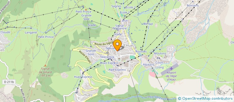 localisation de l'entreprise OR IMMO ALPE HUEZ  HUEZ