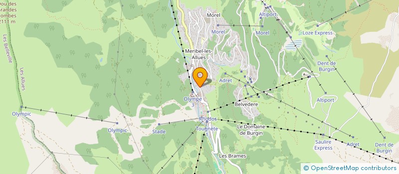 localisation de l'entreprise OR IMMO MERIBEL à LES ALLUES