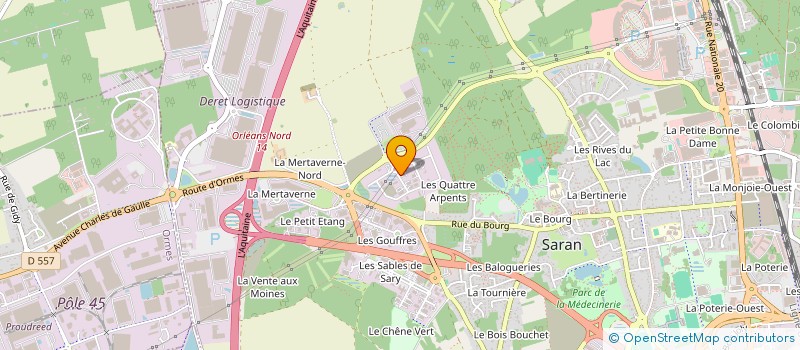 localisation de l'entreprise OR IMMOBILIER  SARAN