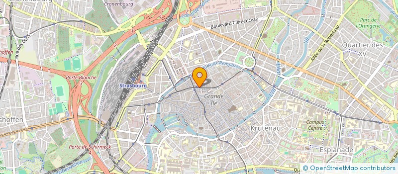 localisation de l'entreprise OR INTER à STRASBOURG
