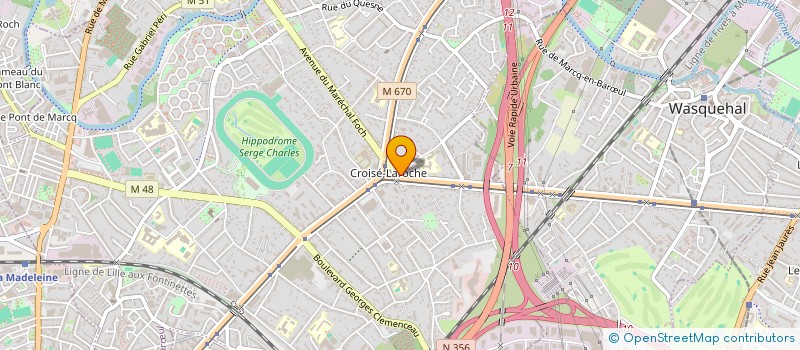 localisation de l'entreprise OR INVESTISSEMENTS à MARCQ-EN-BARŒUL