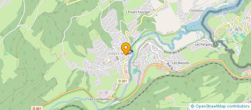 localisation de l'entreprise OR LOU  VILLERS-LE-LAC