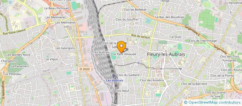 localisation de l'entreprise OR'LYNX à FLEURY-LES-AUBRAIS