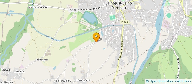 localisation de l'entreprise OR MARECHALERIE  SAINT-JUST-SAINT-RAMBERT