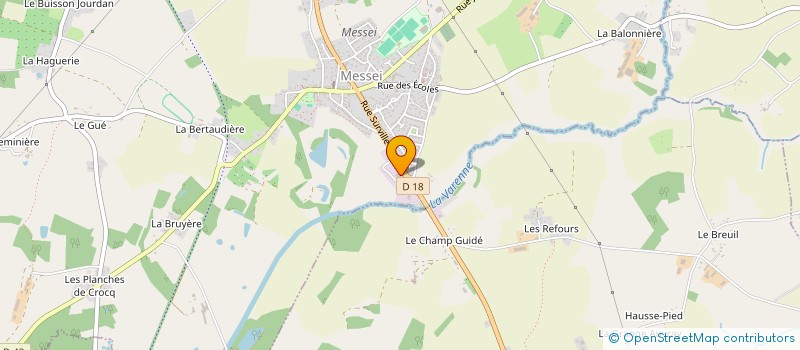 localisation de l'entreprise OR N'ARCHERIE à MESSEI