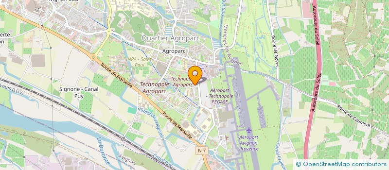 localisation de l'entreprise OR & NEL  CHATEAUNEUF-DE-GADAGNE