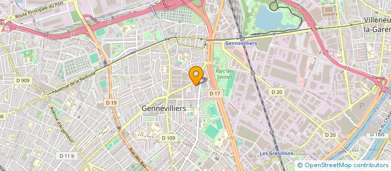 localisation de l'entreprise OR NOIR à GENNEVILLIERS