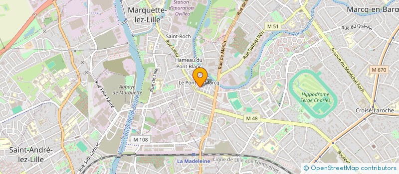 localisation de l'entreprise OR PATRIMOINE HOLDING à MARCQ-EN-BARŒUL