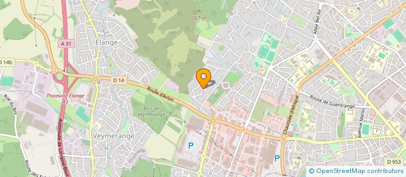 localisation de l'entreprise OR PROMOTION à THIONVILLE